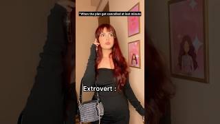 Extrovert vs introvert relateablecontent comedy funnyvideo ytshortsviral contentcreator [upl. by Buyer]