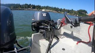 2005 hewescraft 160 sportsman water test boat doctor [upl. by Gillmore]