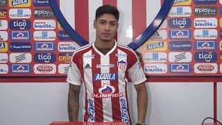 ESTO DIJO BRYAN CASTRILLÓN TRAS SU PRESENTACIÓN OFICIAL COMO NUEVO JUGADOR DEL JUNIOR [upl. by Reffotsirhc]