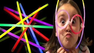 GLOW STICK ON KIDS  GLOW STICK DANCE KIDS  GLOW STICK ANIMATION  AG Toys Family [upl. by Amada]