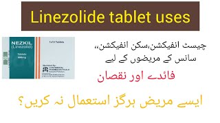 Linezolide tablet uses in Urdu linezolid 600 mg usesnezkil side effects [upl. by Anitnemelc363]