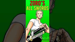 All Sword of Zoro🔥🔥🔥 anime onepiece [upl. by Anhej884]