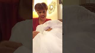 Hebeos Review Wedding dress added Sparkle Update [upl. by Bullard]