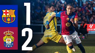 Highlights UD Las Palmas 12 FC Barcelona [upl. by Cherye]