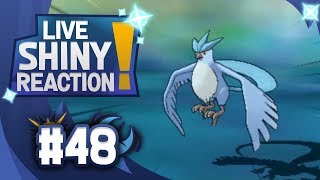 FINALLY Shiny Articuno Pokemon Ultra Sun and Moon Shiny Living Dex 144 [upl. by Llorrac947]