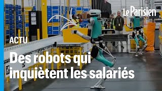 Amazon teste des robots humanoïdes pour préparer ses commandes [upl. by Keven610]