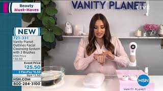 Vanity Planet Outlines Facial Cleansing System with 3 Br [upl. by Lilahk474]