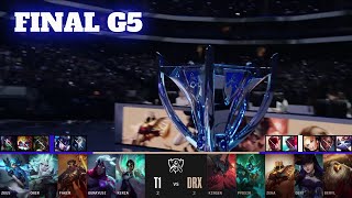 T1 vs DRX  Game 5  Grand Finals LoL Worlds 2022  DRX vs T1  G5 full game [upl. by Glover]