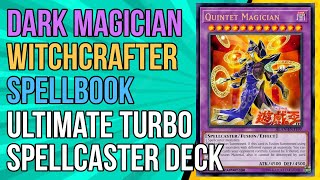 Dark Magician Witchcrafter Spellbook ULTIMATE Spellcaster Deck [upl. by Wollis606]