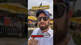 Can an Orthodox Rabbi sit in a non kosher restaurant and just have a drink [upl. by Llerrah411]