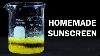 Making sunscreen from scratch [upl. by Nisen]