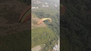 Paragliding in bhimtal Nainital Uttarakhand subscribe paragliding viralvideo paraglidinglife [upl. by Melisenda]