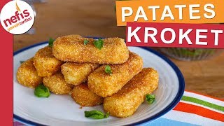 EN PRATİK Patates Kroket Tarifi  Az Malzemeli Çok Lezzetli [upl. by Serrell]