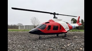 Rotor Scale 450 PNP Augusta 109 Maiden Flight [upl. by Roderica]