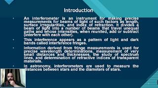 Fabry–Pérot interferometer [upl. by Bradeord551]