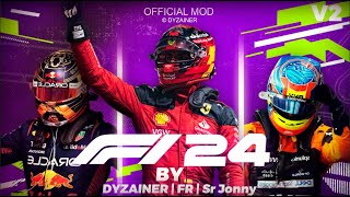 rFactor F1 2024 Mod by Dyzainer Modding v1 RELEASED  DOWNLOAD LINK  All Cars and Teams Showcase [upl. by Ydnew]