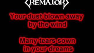 Crematory  Tears of Time Lyrics [upl. by Nywrad]