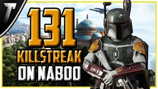 Star Wars Battlefront 2 Boba Fett 131 Killstreak Naboo [upl. by Anon413]