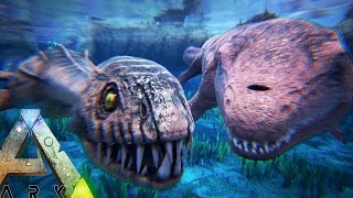 Ark Survival Evolved  BABY PLESIOSAUR amp MOSASAURUS SEA CREATURE BREEDING  Ark Survival Gameplay [upl. by Rodge730]