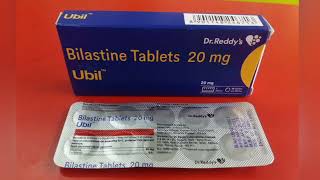 Ubil 20mg tablet review  Bilastine tablets 20mg  tablet for allergy allergic rhinitis itching [upl. by Landry578]