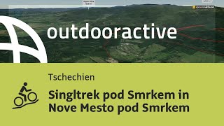 Mountainbike Tour in Tschechien Singltrek pod Smrkem in Nove Mesto pod Smrkem [upl. by Mccollum]