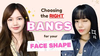 Which BANGS suit my FACE SHAPE 💇 EVERYTHING you SHOULD KNOW before getting bangs [upl. by Kei358]