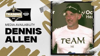 Dennis Allen Recaps Day 8  Saints Training Camp 2023 [upl. by Nozicka]