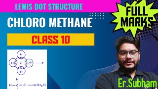 Lewis dot structure  chloromethane  how to draw Lewis dot structure [upl. by Dlareme]