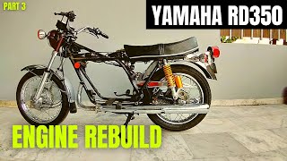 Yamaha RD350 Engine Rebuild  Restoration  2Stroke  Legend  Part 3 [upl. by Paget]