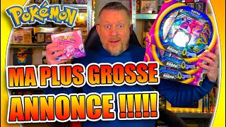 MA PLUS GROSSE ANNONCE   OUVERTURE DU NOUVEAU COFFRET POKÉMON HOOPA V   DRACAUFEU VSTAR [upl. by Yentrac]