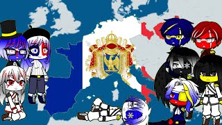 Past Countryhumans react to The Napoleonic Wars Part 1  France and UK  bonus [upl. by Nertie]