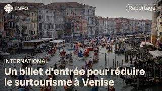 Tourisme  payer 5 euros pour entrer à Venise [upl. by Rella932]