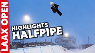 2023 Laax Open Halfpipe Highlights [upl. by Bevis]