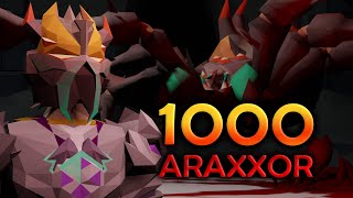 Loot From 1000 Araxxor OSRS [upl. by Norma562]