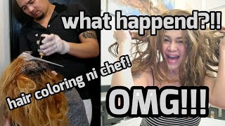 ETHEL BOOBA VLOG77 HAIR COLORING NI CHEF [upl. by Philan101]