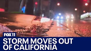 Easter storm moves out of SoCal [upl. by Key]