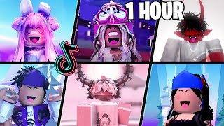 Roblox Tiktok Edits Compilation 1 HOUR 320 video [upl. by Ailis701]