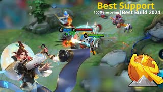 Best Support Estes best Build 100 IMMORTAL  Build top 1 Global Estes MLBB [upl. by Avitzur]