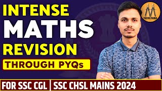 INTENSE MATHS REVISION  FOR SSC CGL 2024 SSC CHSL MAINS  ABHISHEK RAI SIR  MATHS MANIA [upl. by Virginie590]