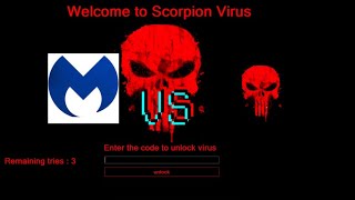 Malwarebytes vs Scorpion Virus [upl. by Akira774]