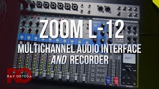 Zoom L12 Review amp Setup  Audio Interface and Recorder [upl. by Trawets]