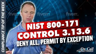 NIST 800171 Control 3136  Deny All Permit by Exception [upl. by Buxton]