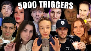 ASMR 5000 TRIGGERS WITH FRIENDS  Epic 500k Special Collab [upl. by Niamreg]