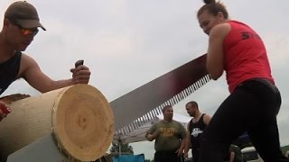 Axe Women Chip Away at Lumberjack Stereotypes [upl. by Schaffel]