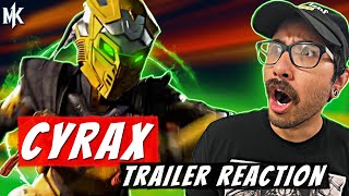 CYRAX LOOKS INSANE  Mortal Kombat 1 Khaos Reigns – Official Cyrax Gameplay Trailer REACTION [upl. by Inalawi]