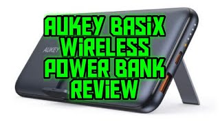 Aukey Basix Wireless power bank review [upl. by Delacourt]