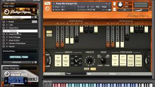 Native Instruments Vintage Organs review  SoundsAndGear [upl. by Rihana]