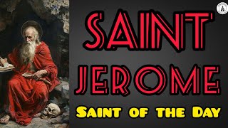 Saint Jerome translated the Bible from Hebrew and Old Latin into Latin  Story of Saints [upl. by Etnauj469]