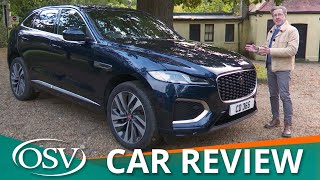 Jaguar FPACE 2022 UK Review  Best Sports SUV [upl. by Hinman]