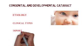 CONGENITAL CATARACT  LECTURE PG NOTES [upl. by Hesketh377]